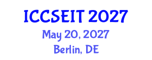 International Conference on Computational Science, Engineering and Information Technology (ICCSEIT) May 20, 2027 - Berlin, Germany International Conference on Computational Science, Engineering and Information Technology (ICCSEIT) May 20, 2027 - Berlin, Germany