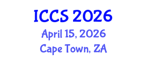 International Conference on Computational Science (ICCS) April 15, 2026 - Cape Town, South Africa