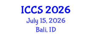 International Conference on Computational Science (ICCS) July 15, 2026 - Bali, Indonesia