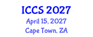 International Conference on Computational Science (ICCS) April 15, 2027 - Cape Town, South Africa International Conference on Computational Science (ICCS) April 15, 2027 - Cape Town, South Africa