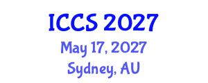 International Conference on Computational Science (ICCS) May 17, 2027 - Sydney, Australia