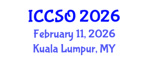 International Conference on Computational Sciences and Optimization (ICCSO) February 11, 2026 - Kuala Lumpur, Malaysia
