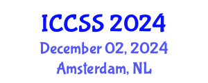 International Conference on Computational Social Science (ICCSS) December 02, 2024 - Amsterdam, Netherlands
