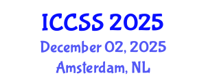 International Conference on Computational Social Science (ICCSS) December 02, 2025 - Amsterdam, Netherlands