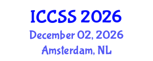 International Conference on Computational Social Science (ICCSS) December 02, 2026 - Amsterdam, Netherlands International Conference on Computational Social Science (ICCSS) December 02, 2026 - Amsterdam, Netherlands