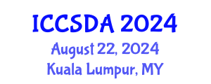 International Conference on Computational Statistics and Data Analysis (ICCSDA) August 22, 2024 - Kuala Lumpur, Malaysia