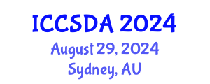 International Conference on Computational Statistics and Data Analysis (ICCSDA) August 29, 2024 - Sydney, Australia