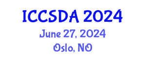 International Conference on Computational Statistics and Data Analysis (ICCSDA) June 27, 2024 - Oslo, Norway