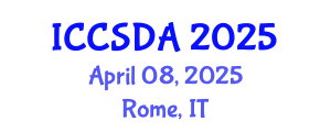 International Conference on Computational Statistics and Data Analysis (ICCSDA) April 08, 2025 - Rome, Italy