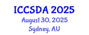 International Conference on Computational Statistics and Data Analysis (ICCSDA) August 30, 2025 - Sydney, Australia