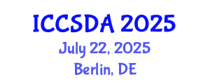 International Conference on Computational Statistics and Data Analysis (ICCSDA) July 22, 2025 - Berlin, Germany