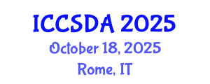 International Conference on Computational Statistics and Data Analysis (ICCSDA) October 18, 2025 - Rome, Italy