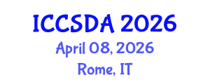 International Conference on Computational Statistics and Data Analysis (ICCSDA) April 08, 2026 - Rome, Italy