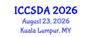 International Conference on Computational Statistics and Data Analysis (ICCSDA) August 23, 2026 - Kuala Lumpur, Malaysia