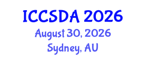 International Conference on Computational Statistics and Data Analysis (ICCSDA) August 30, 2026 - Sydney, Australia