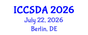 International Conference on Computational Statistics and Data Analysis (ICCSDA) July 22, 2026 - Berlin, Germany