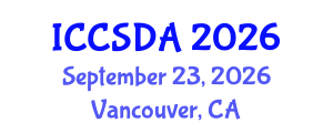 International Conference on Computational Statistics and Data Analysis (ICCSDA) September 23, 2026 - Vancouver, Canada