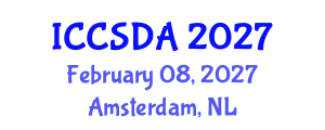 International Conference on Computational Statistics and Data Analysis (ICCSDA) February 08, 2027 - Amsterdam, Netherlands International Conference on Computational Statistics and Data Analysis (ICCSDA) February 08, 2027 - Amsterdam, Netherlands