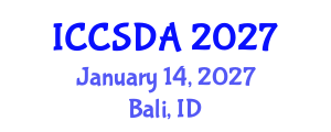 International Conference on Computational Statistics and Data Analysis (ICCSDA) January 14, 2027 - Bali, Indonesia International Conference on Computational Statistics and Data Analysis (ICCSDA) January 14, 2027 - Bali, Indonesia