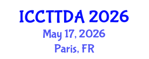 International Conference on Computational Topology and Topological Data Analysis (ICCTTDA) May 17, 2026 - Paris, France