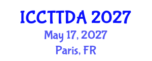 International Conference on Computational Topology and Topological Data Analysis (ICCTTDA) May 17, 2027 - Paris, France International Conference on Computational Topology and Topological Data Analysis (ICCTTDA) May 17, 2027 - Paris, France