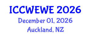 International Conference on Computational Wind Engineering for Wind Energy (ICCWEWE) December 01, 2026 - Auckland, New Zealand International Conference on Computational Wind Engineering for Wind Energy (ICCWEWE) December 01, 2026 - Auckland, New Zealand