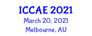 International Conference on Computer and Automation Engineering (ICCAE) March 20, 2021 - Melbourne, Australia