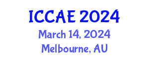 International Conference on Computer and Automation Engineering (ICCAE) March 14, 2024 - Melbourne, Australia International Conference on Computer and Automation Engineering (ICCAE) March 14, 2024 - Melbourne, Australia