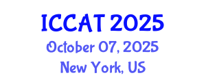 International Conference on Computer and Automation Technology (ICCAT) October 07, 2025 - New York, United States