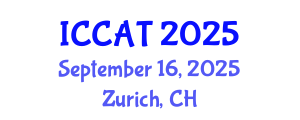 International Conference on Computer and Automation Technology (ICCAT) September 16, 2025 - Zurich, Switzerland