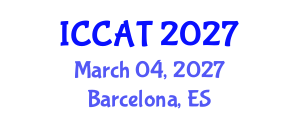 International Conference on Computer and Automation Technology (ICCAT) March 04, 2027 - Barcelona, Spain