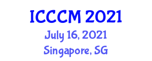 International Conference on Computer and Communications Management (ICCCM) July 16, 2021 - Singapore, Singapore