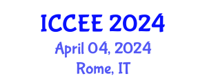 International Conference on Computer and Electrical Engineering (ICCEE) April 04, 2024 - Rome, Italy