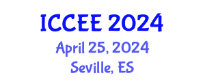 International Conference on Computer and Electrical Engineering (ICCEE) April 25, 2024 - Seville, Spain