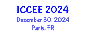 International Conference on Computer and Electrical Engineering (ICCEE) December 30, 2024 - Paris, France