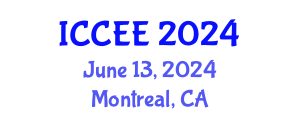 International Conference on Computer and Electrical Engineering (ICCEE) June 13, 2024 - Montreal, Canada