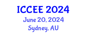 International Conference on Computer and Electrical Engineering (ICCEE) June 20, 2024 - Sydney, Australia