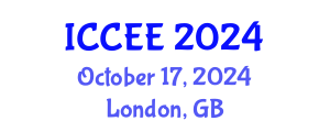 International Conference on Computer and Electrical Engineering (ICCEE) October 17, 2024 - London, United Kingdom