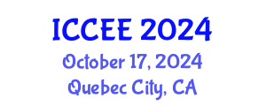 International Conference on Computer and Electrical Engineering (ICCEE) October 17, 2024 - Quebec City, Canada