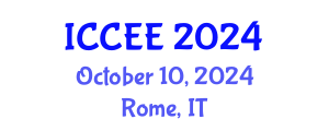 International Conference on Computer and Electrical Engineering (ICCEE) October 10, 2024 - Rome, Italy