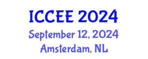 International Conference on Computer and Electrical Engineering (ICCEE) September 12, 2024 - Amsterdam, Netherlands