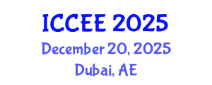 International Conference on Computer and Electrical Engineering (ICCEE) December 20, 2025 - Dubai, United Arab Emirates