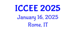 International Conference on Computer and Electrical Engineering (ICCEE) January 16, 2025 - Rome, Italy