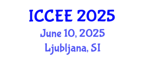 International Conference on Computer and Electrical Engineering (ICCEE) June 10, 2025 - Ljubljana, Slovenia