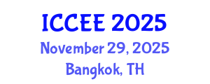 International Conference on Computer and Electrical Engineering (ICCEE) November 29, 2025 - Bangkok, Thailand
