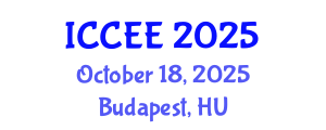 International Conference on Computer and Electrical Engineering (ICCEE) October 18, 2025 - Budapest, Hungary
