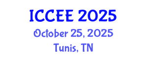 International Conference on Computer and Electrical Engineering (ICCEE) October 25, 2025 - Tunis, Tunisia