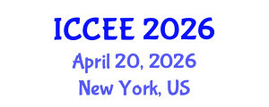 International Conference on Computer and Electrical Engineering (ICCEE) April 20, 2026 - New York, United States International Conference on Computer and Electrical Engineering (ICCEE) April 20, 2026 - New York, United States