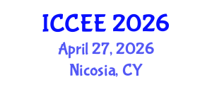 International Conference on Computer and Electrical Engineering (ICCEE) April 27, 2026 - Nicosia, Cyprus International Conference on Computer and Electrical Engineering (ICCEE) April 27, 2026 - Nicosia, Cyprus