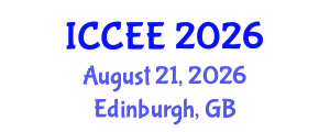 International Conference on Computer and Electrical Engineering (ICCEE) August 21, 2026 - Edinburgh, United Kingdom International Conference on Computer and Electrical Engineering (ICCEE) August 21, 2026 - Edinburgh, United Kingdom